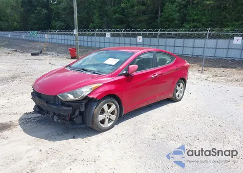 2013 Hyundai Elantra Gls z USA, uszkodzony, nr VIN KMHDH4AE6DU940700